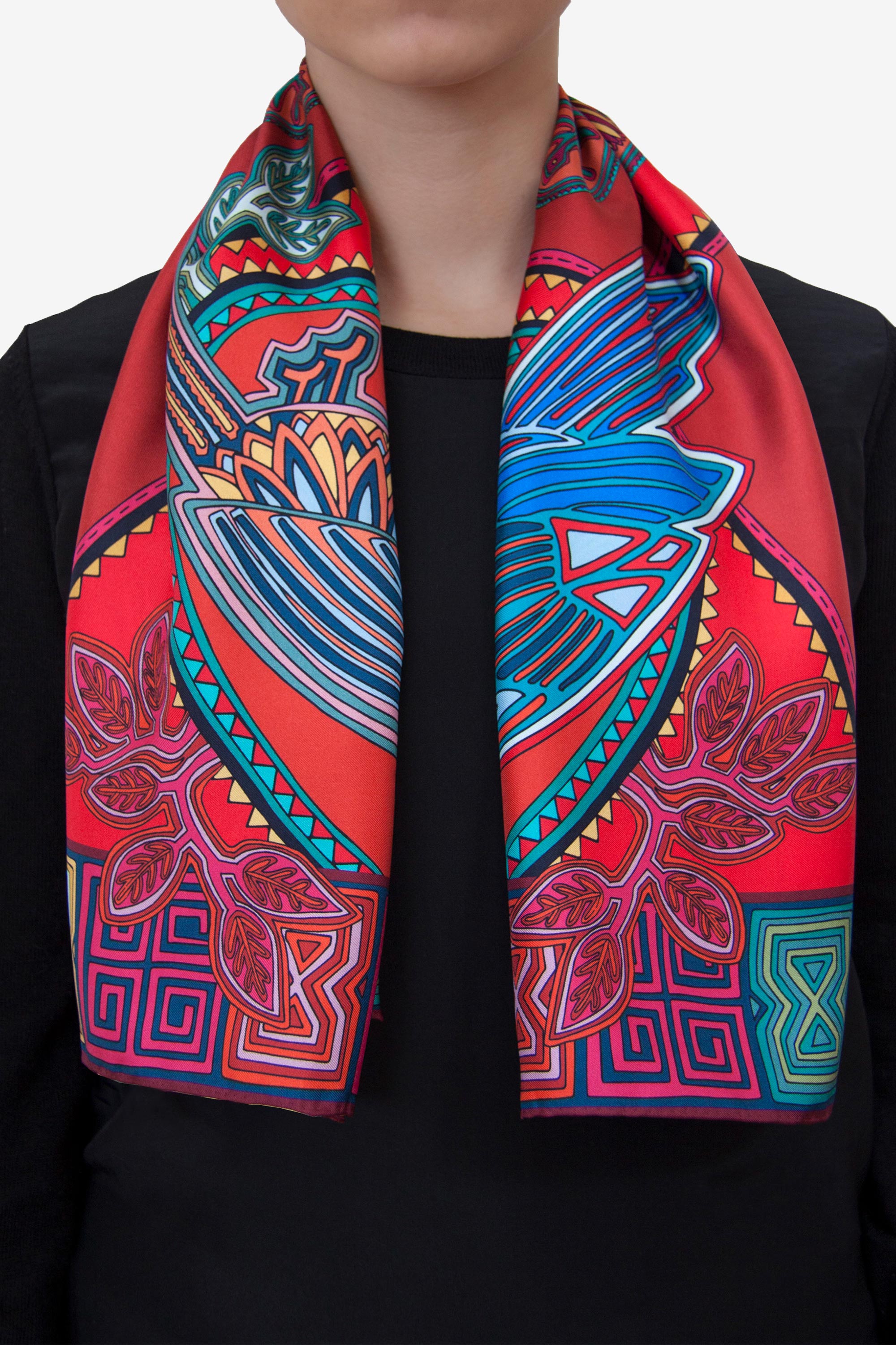 Mola Red 90 Silk Twill