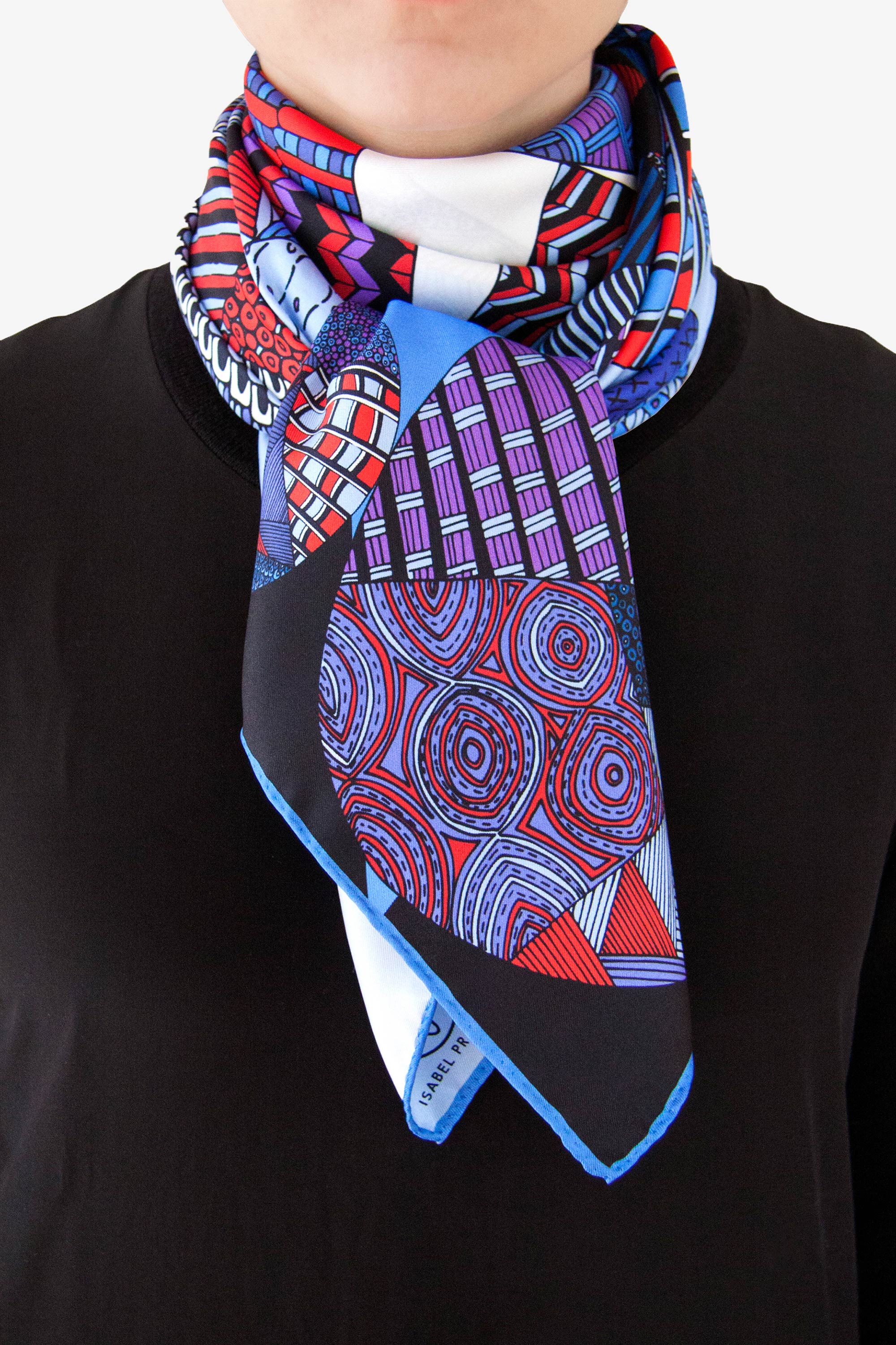 Signature Blue 90 Silk Twill