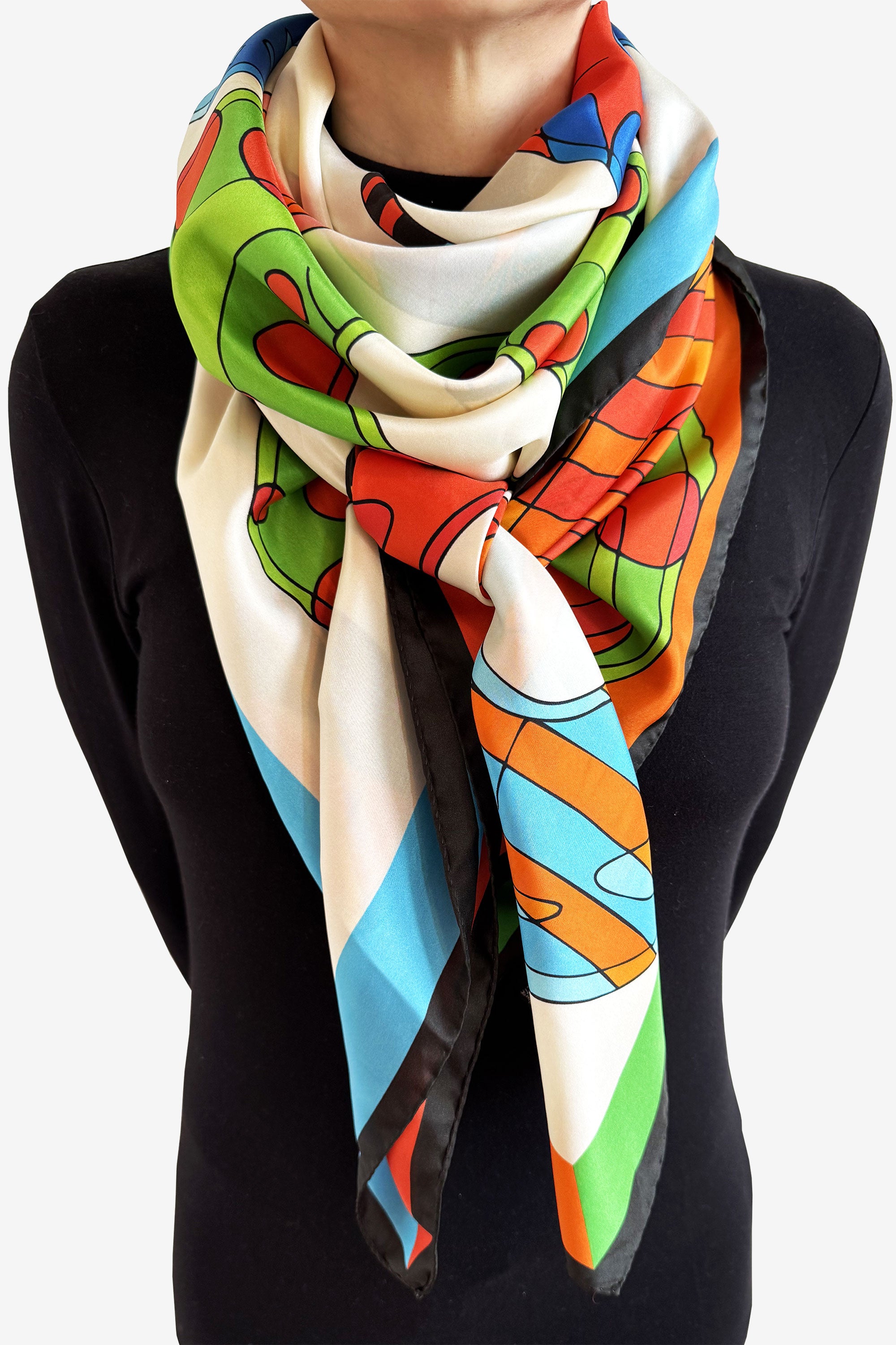 Color is Joy red 136 Silk habotai