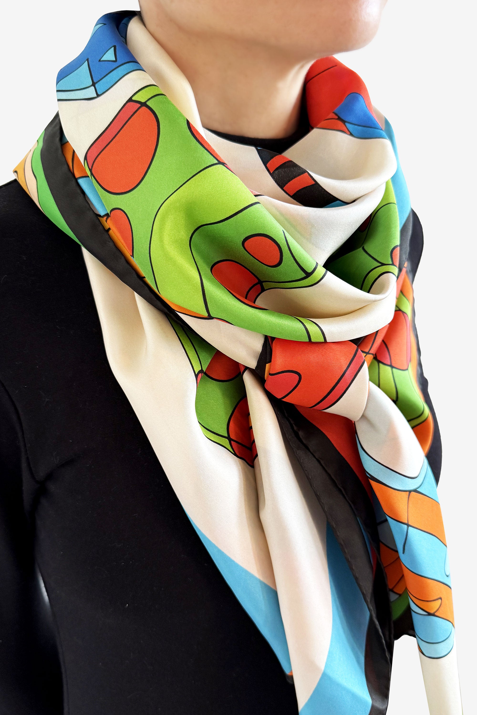 Color is Joy red 136 Silk habotai