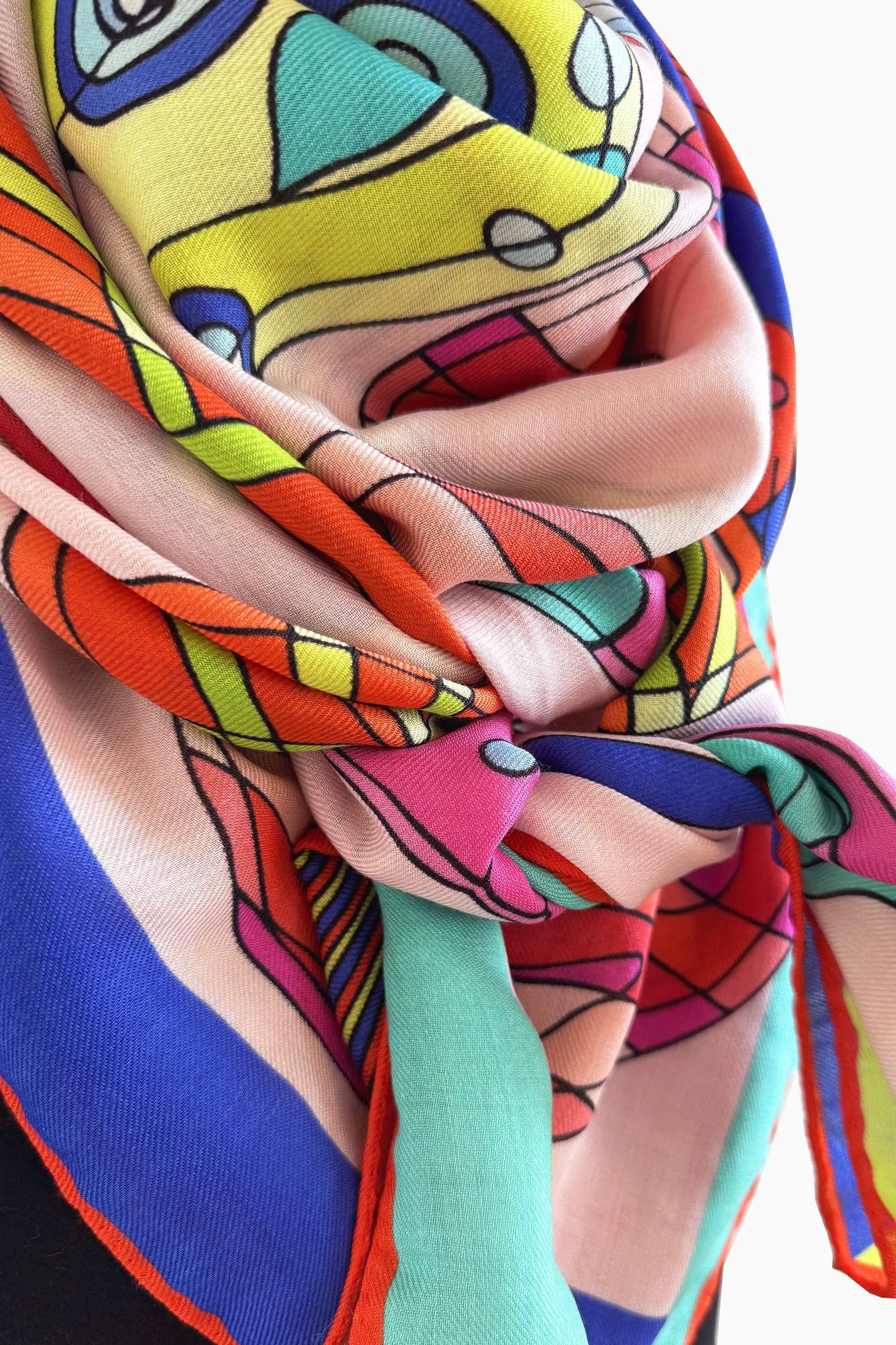 Color is Joy pink 136 Wool silk