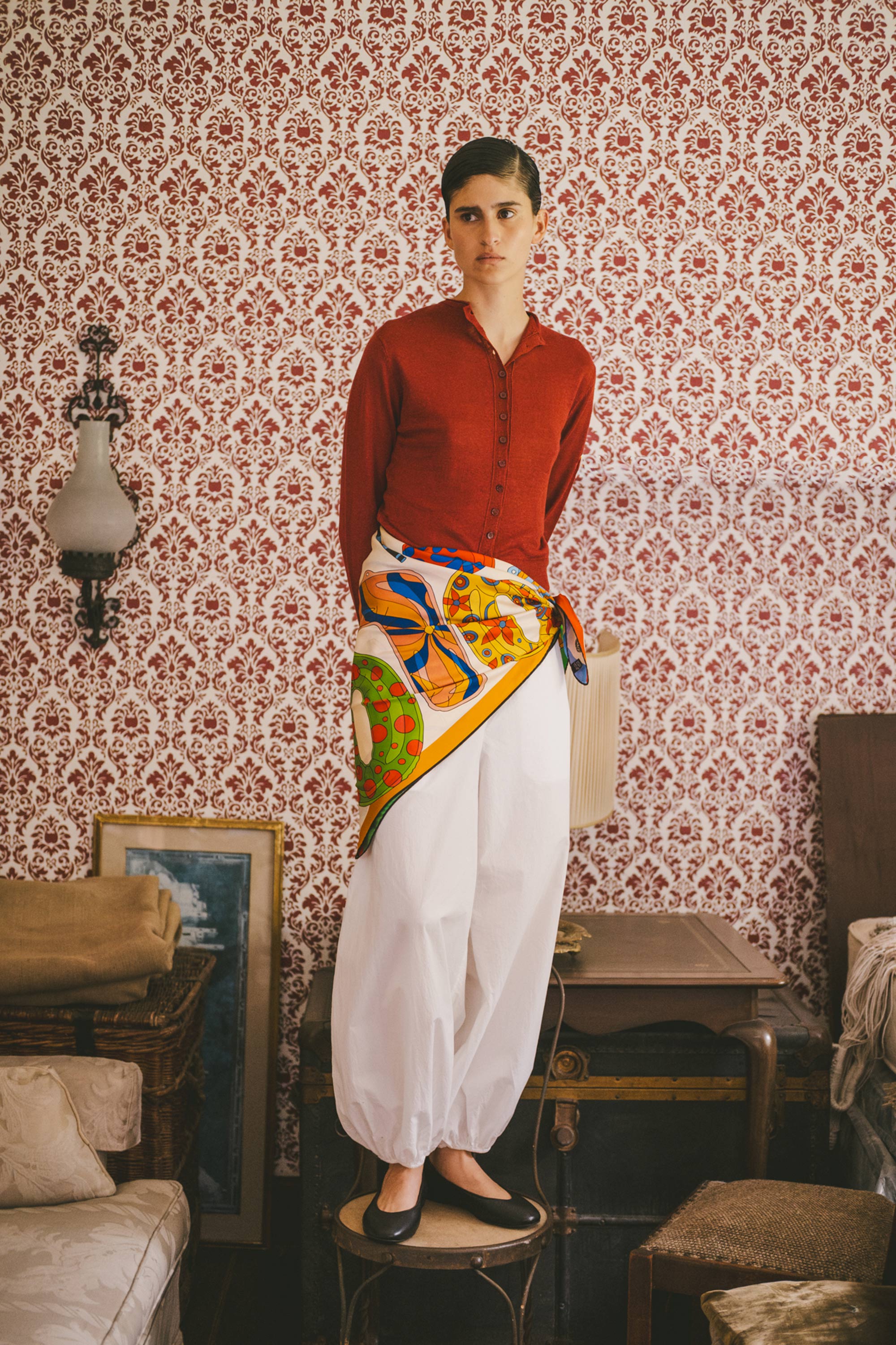 Color is Joy multi 90 Silk twill