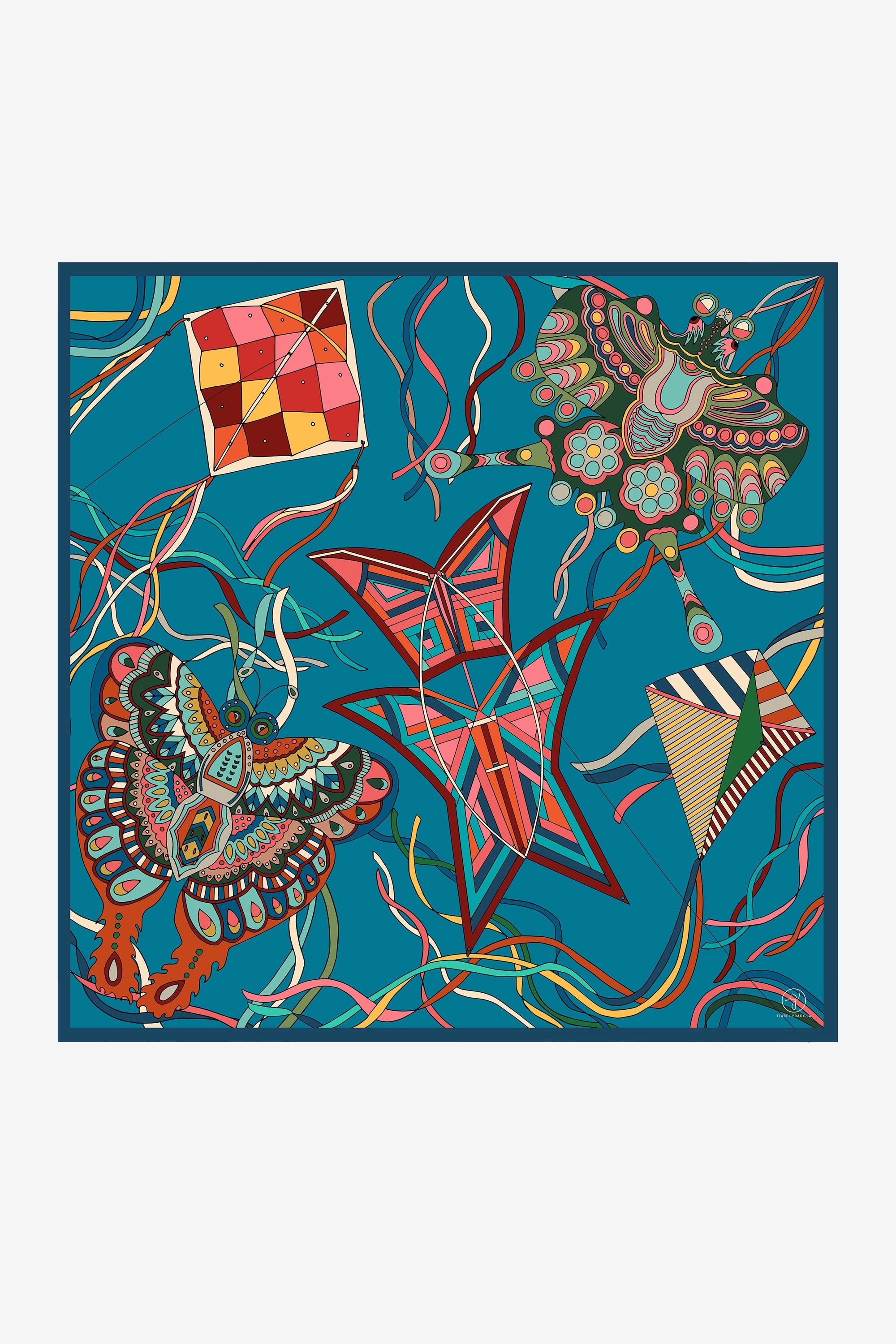 Anastasia Blue 90 Silk Twill