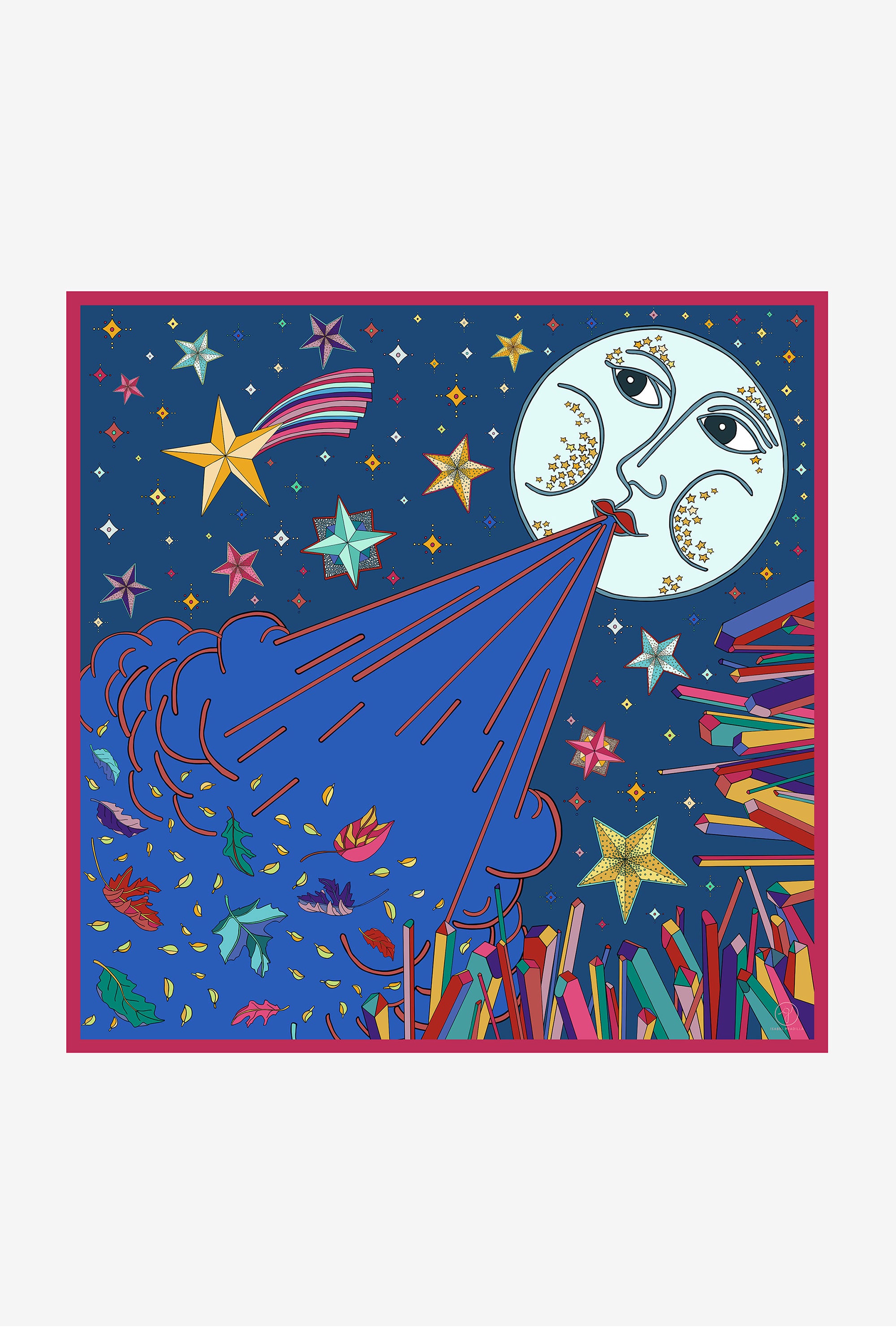 Winter Wind Blue 134 Wool Silk