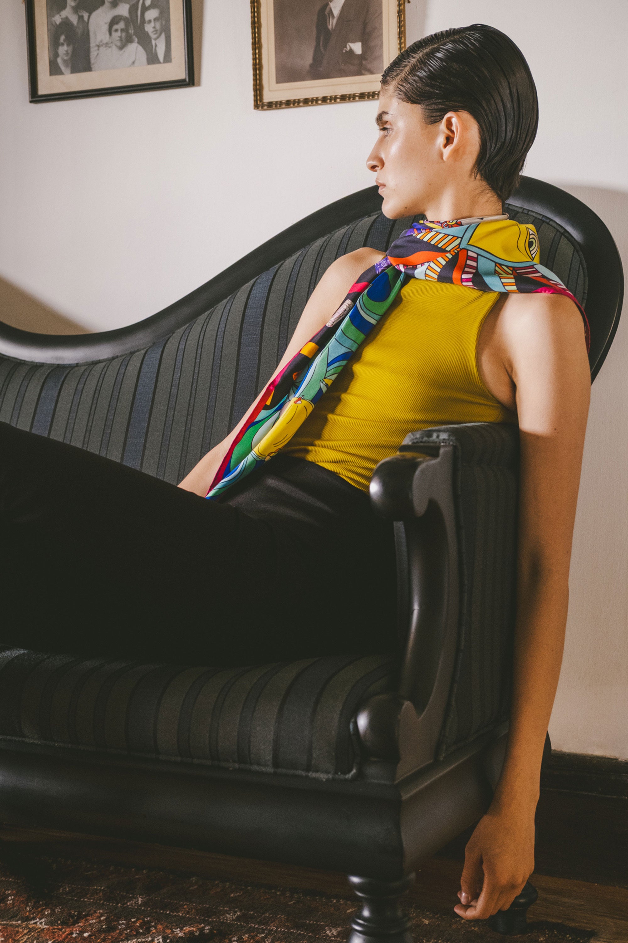 Helios Black 90 Silk Twill