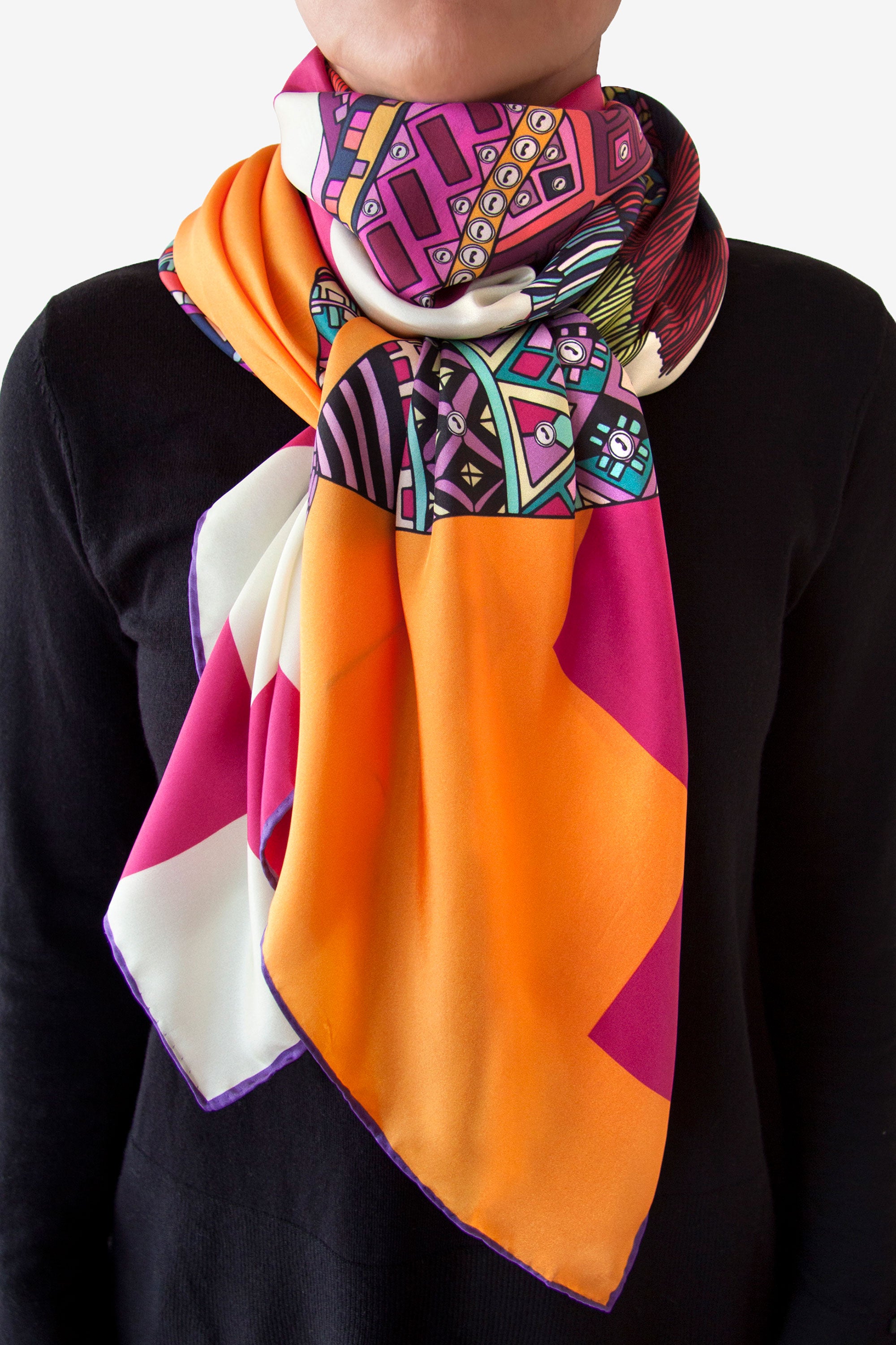 Chullos Pink 136 Silk Habotai