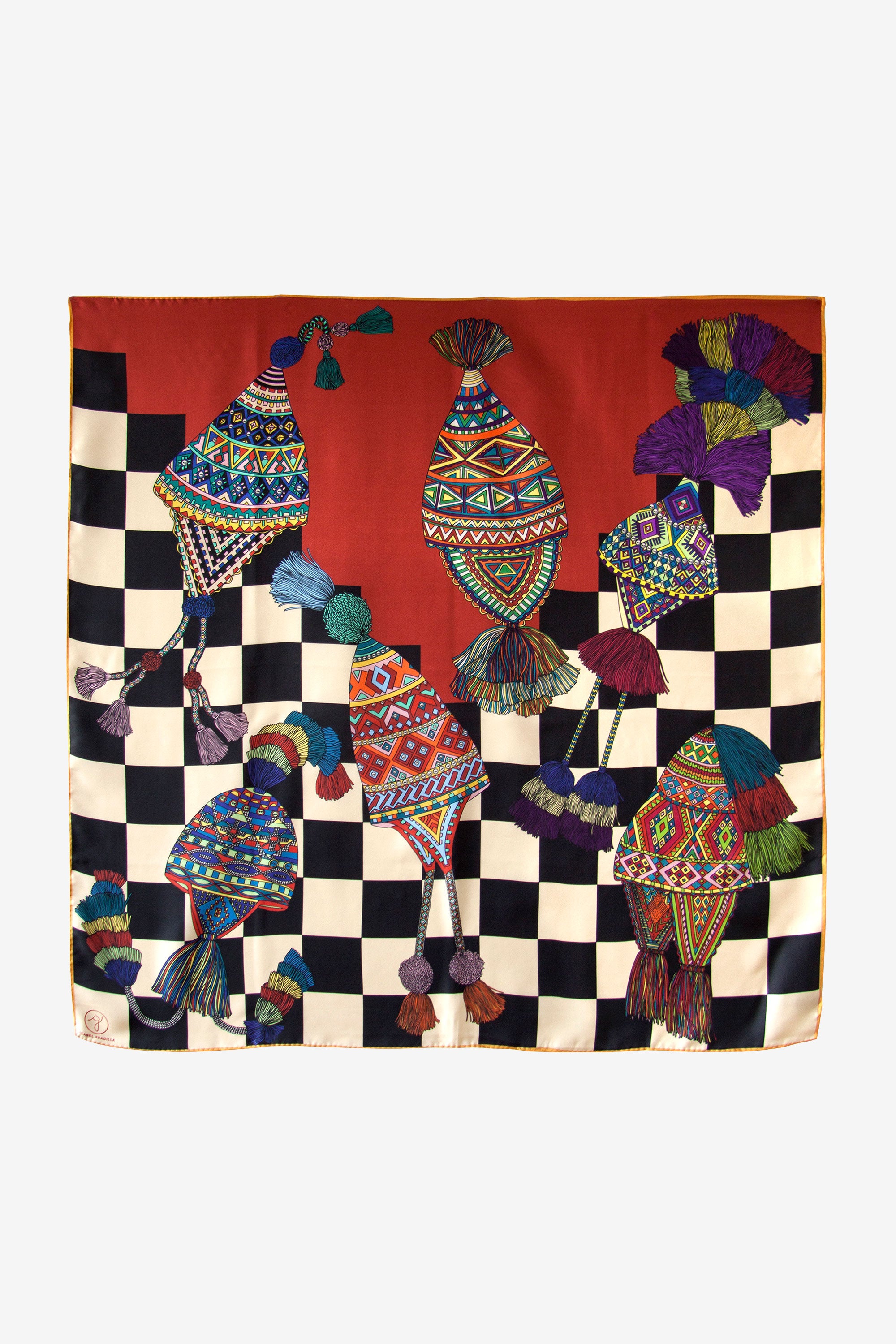 Chullos Red 90 Silk Twill