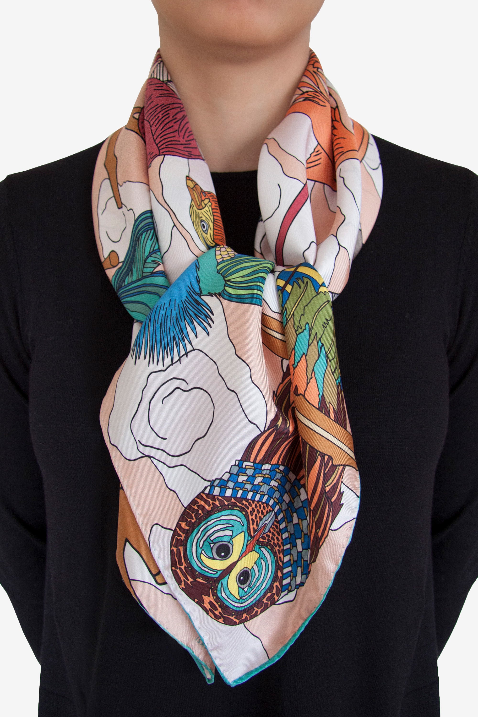 Humboldt Birds Pink 90 Silk Twill