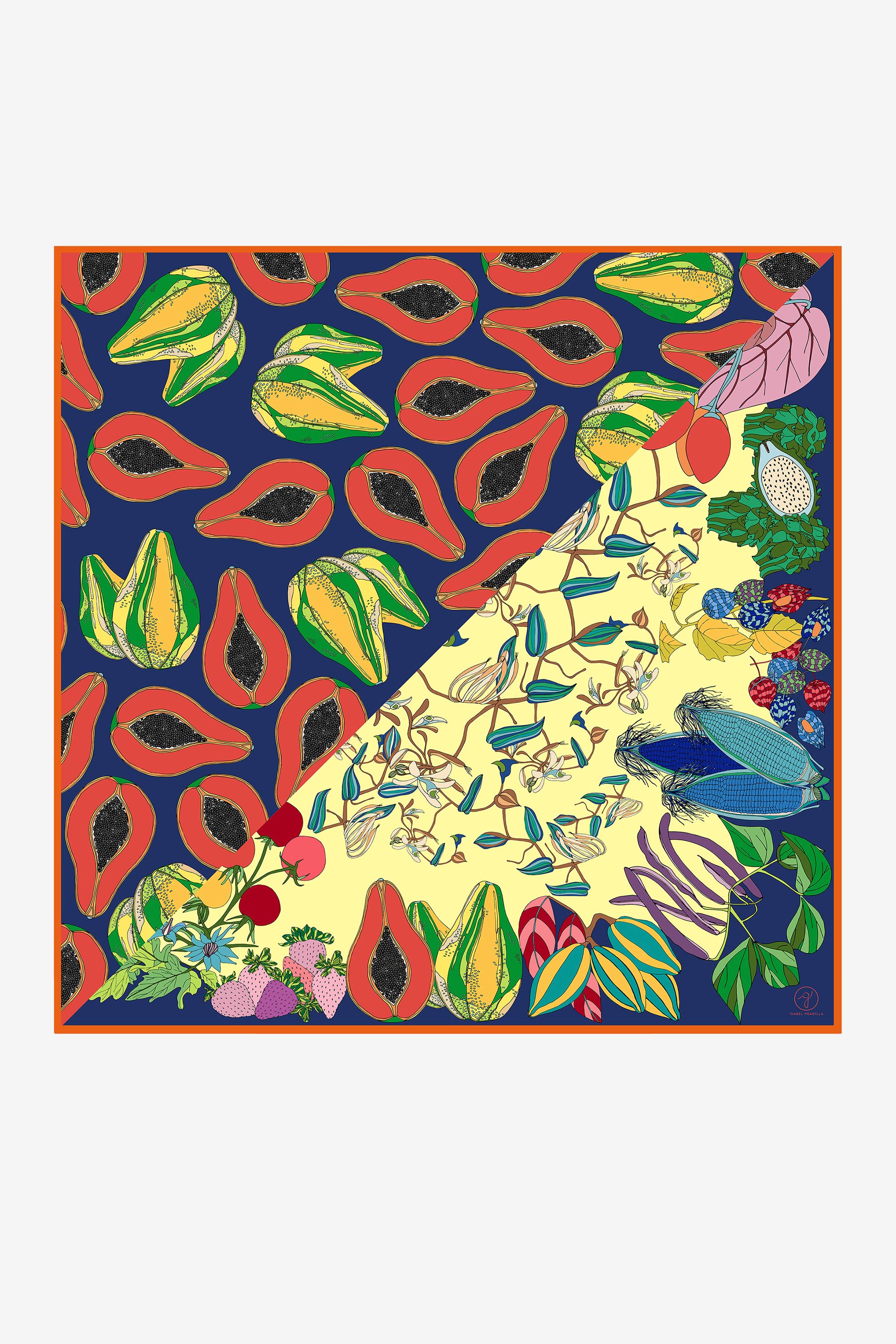 Fruits from the Tropics Half 136 Silk Cotton