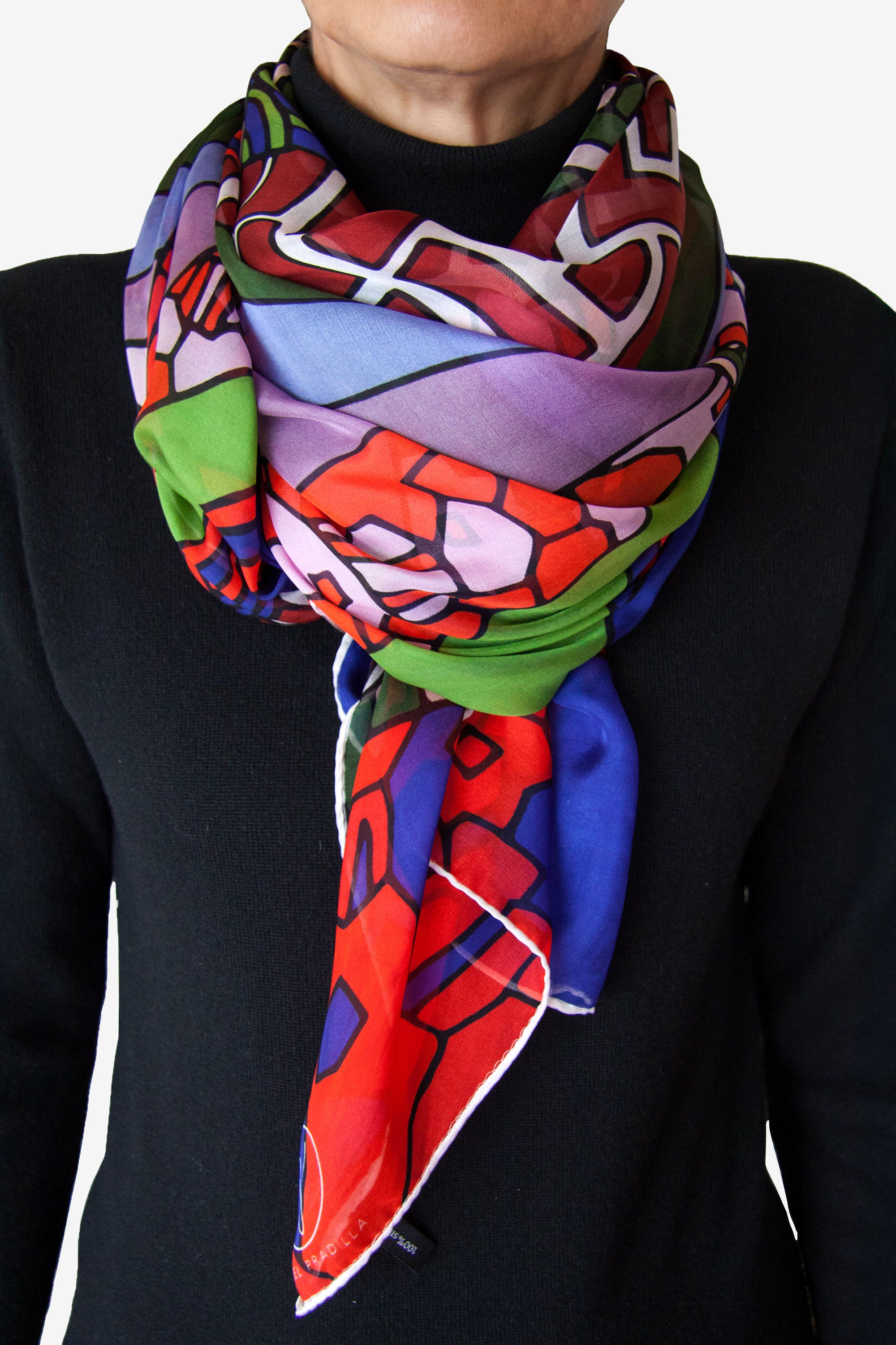 Geology Multi 136 Silk Georgette