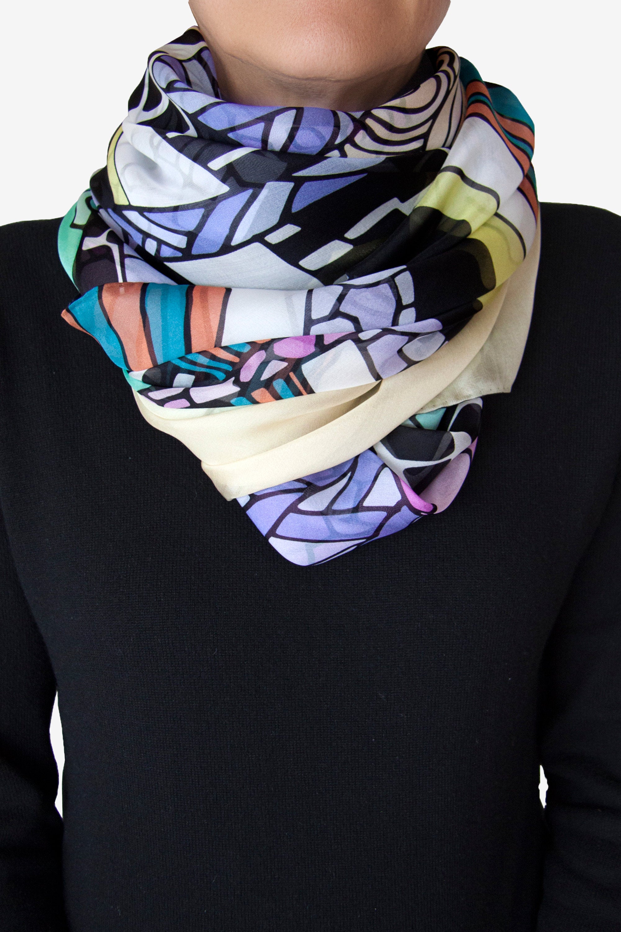 Geology Pastel 136 silk habotai