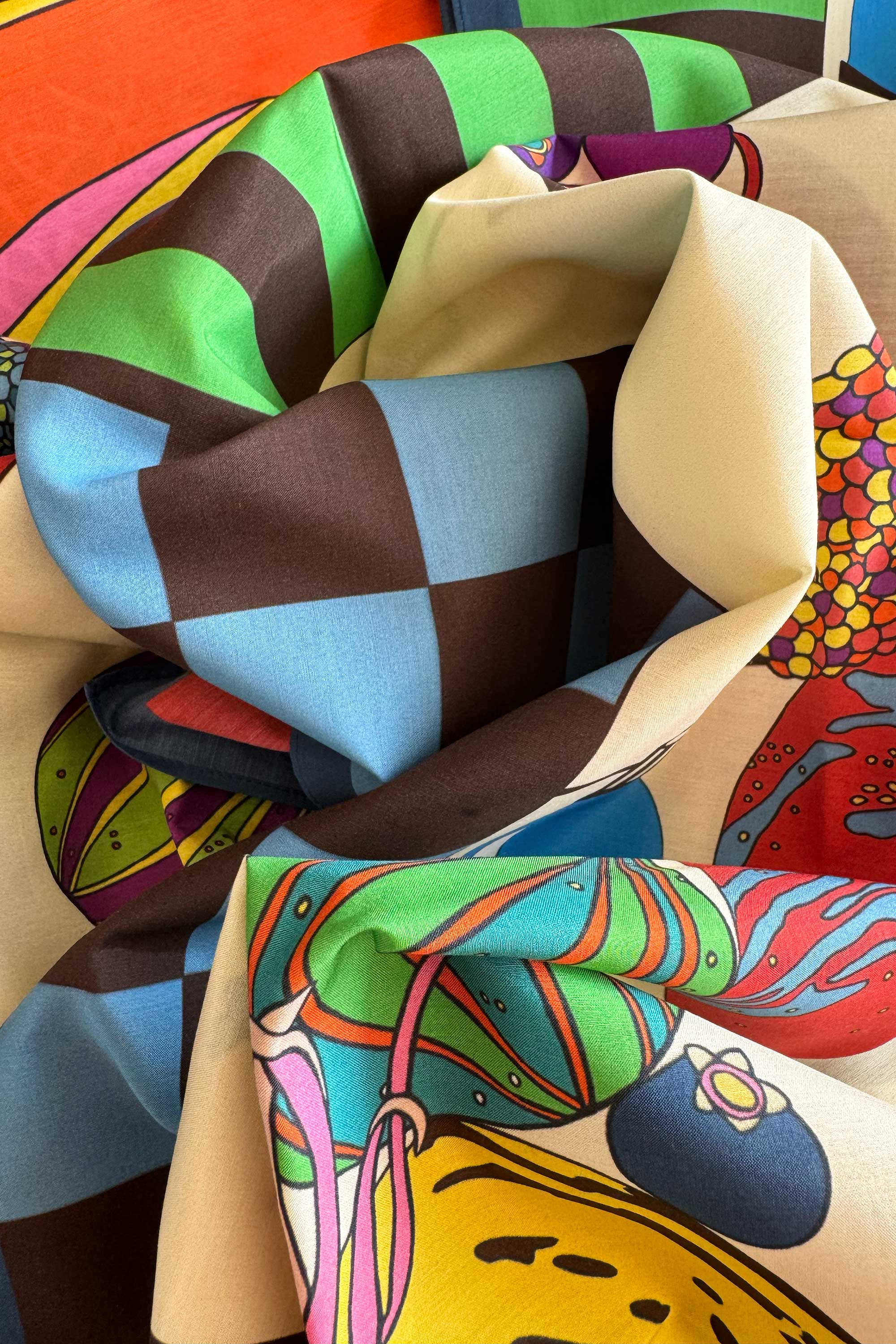 Summer Wind Multi 136 Silk Cotton